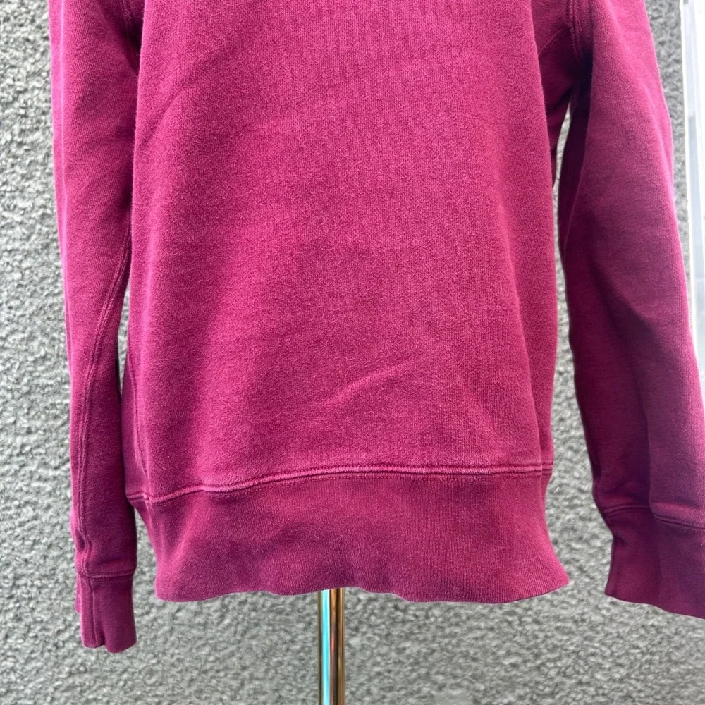 Vtg 90s y2k Polo Ralph Lauren Sweatshirt Mens Burgundy Crewneck Embroidered Pony